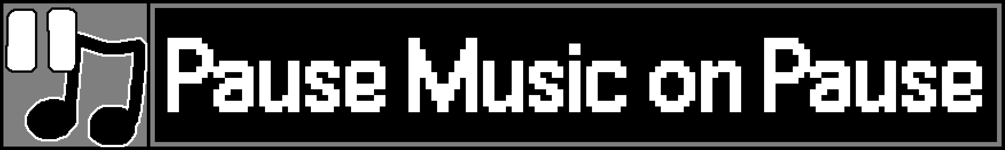 Banner for the Pause Music on Pause mod